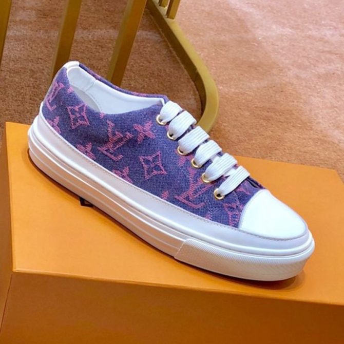 Louis Vuitton Stellar Sequin Sneaker Purple