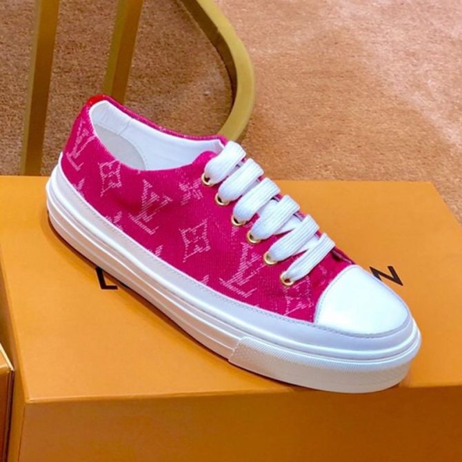 Louis Vuitton Stellar Sequin Sneaker Hot Pink