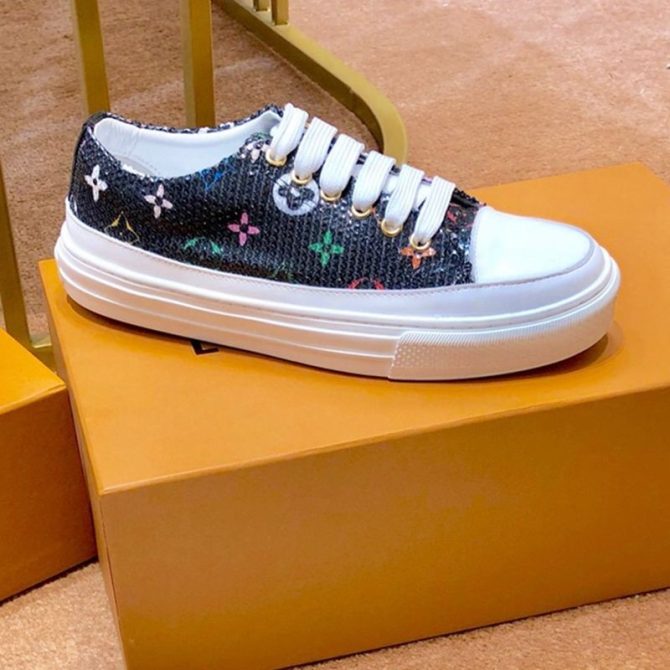 Louis Vuitton Stellar Sequin Sneaker Black