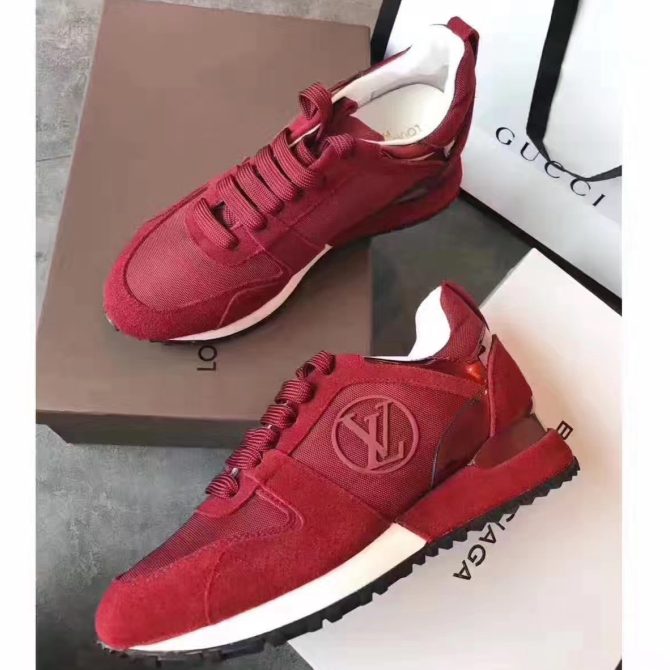 Louis Vuitton Run Away Sneaker Burgundy