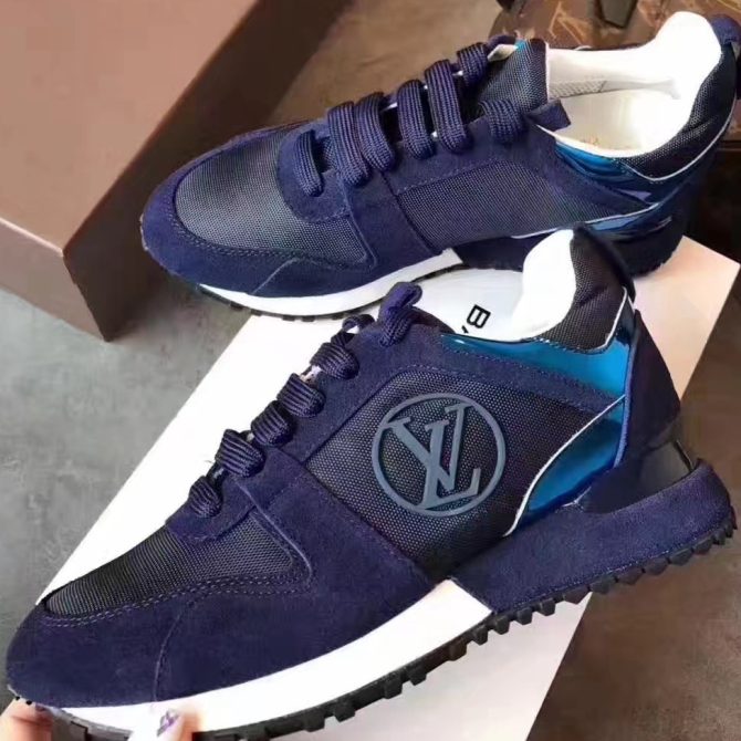 Louis Vuitton Run Away Sneaker Navy Blue