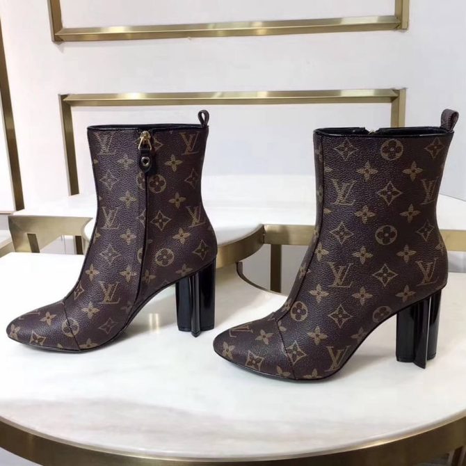 Louis Vuitton Monogram Canvas Silhouette Ankle Boot