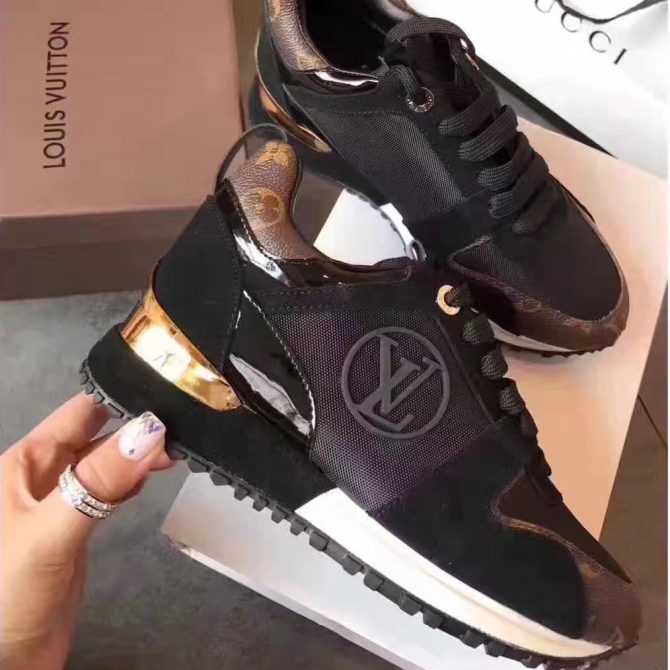 Louis Vuitton Run Away Sneaker Black/Gold