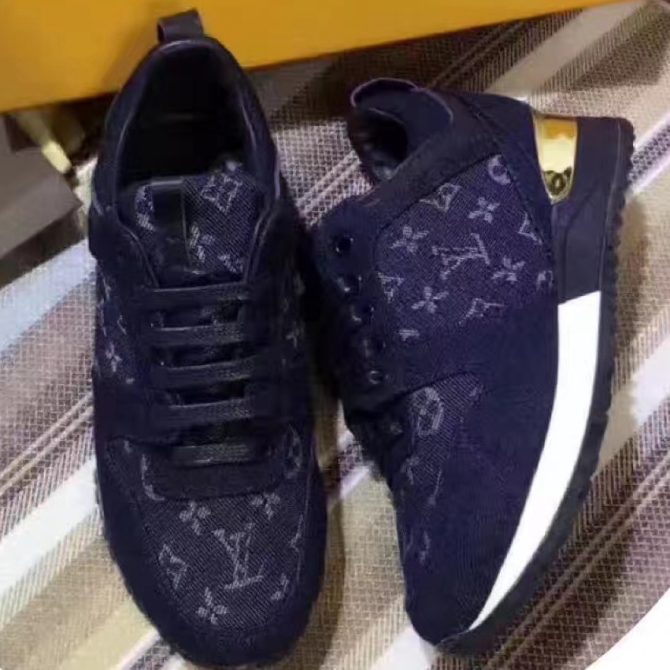 Louis Vuitton Run Away Sneaker Denim Canvas Blue