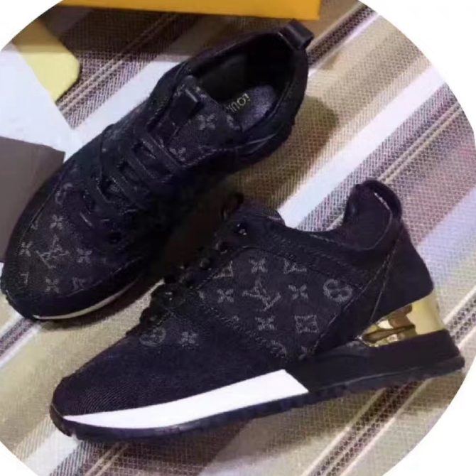 Louis Vuitton Run Away Sneaker Denim Canvas Black