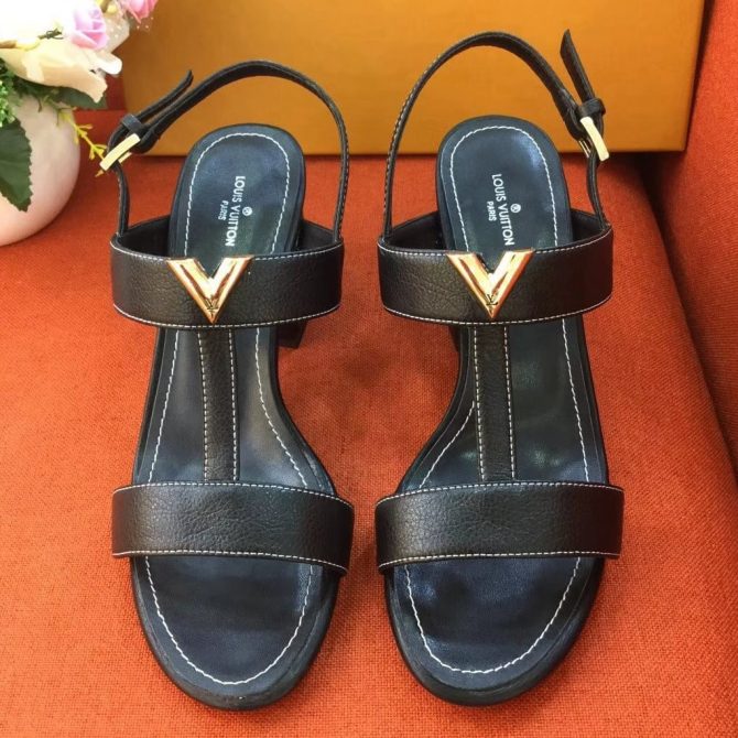 Louis Vuitton New Wave Sandal Black