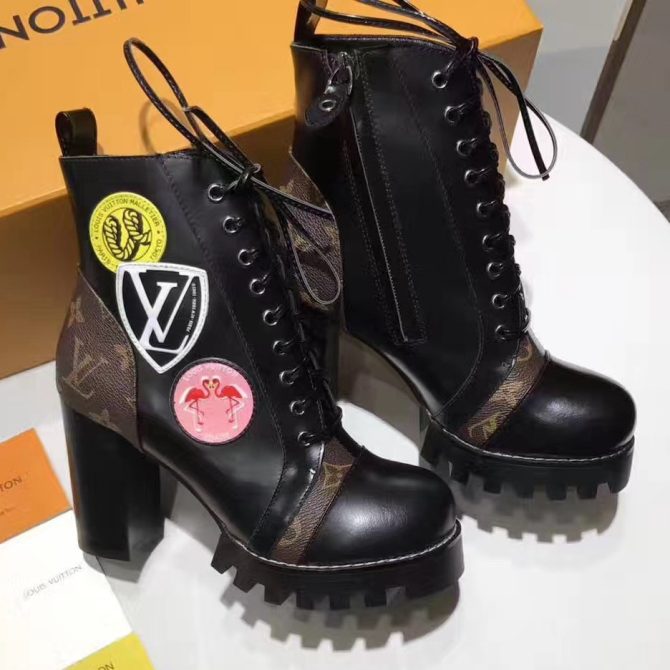 Louis Vuitton Star Trail Ankle Boot With Patches