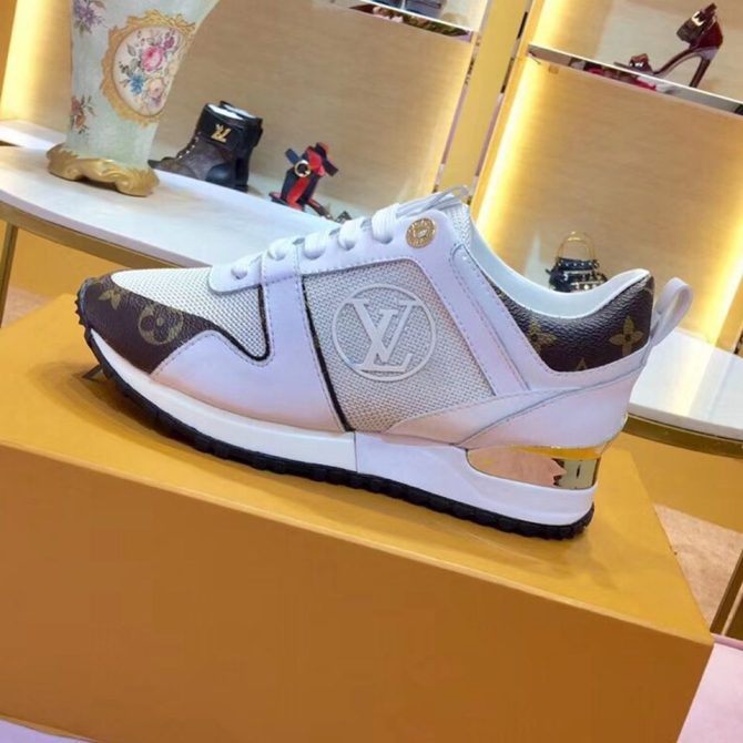 Louis Vuitton Run Away Sneaker 1A4XNL Monogram Canvas/White