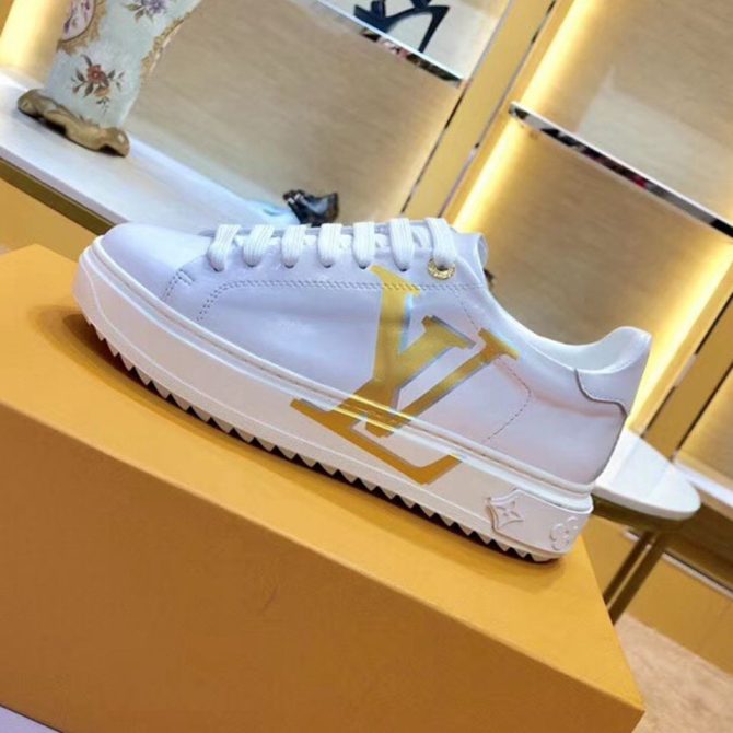 Louis Vuitton Time Out LV Sneaker 1A4VV8 White/Gold