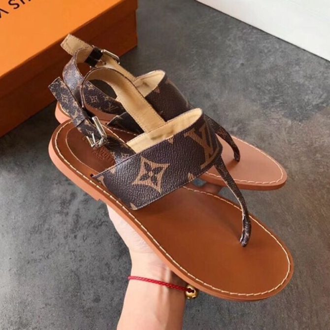 Louis Vuitton Formentera Flat Sandal 1A57VO Monogram