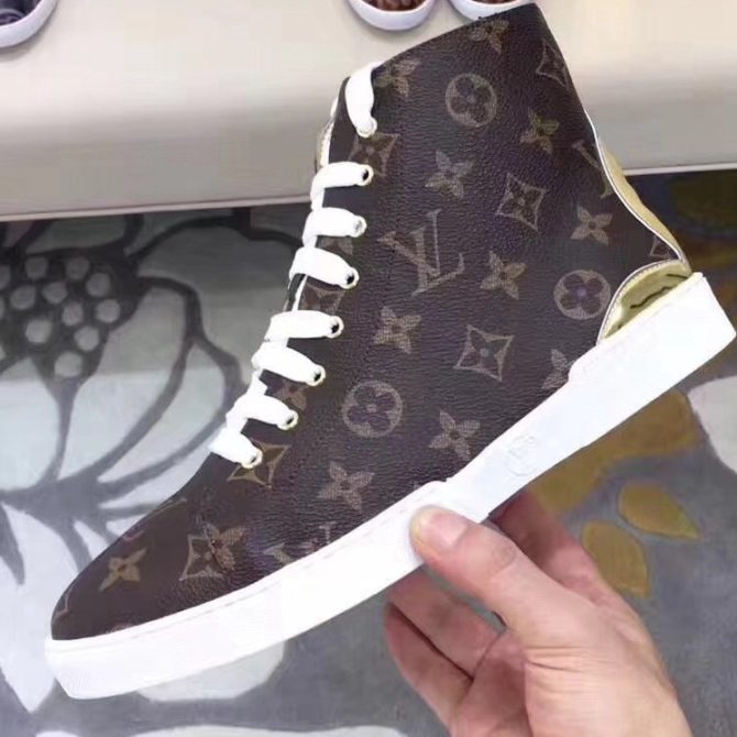 Louis Vuitton Stellar Sneaker Boot 1A2YZE Monogram Canvas