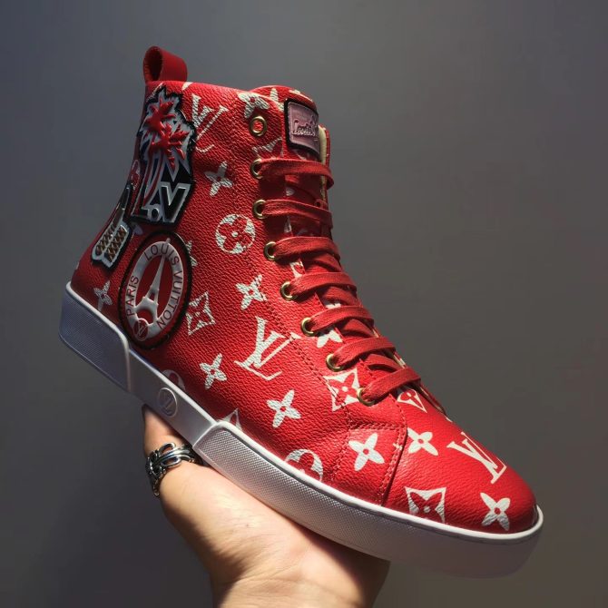 Louis Vuitton World Tour Sneaker Boot 1A2R4V For Men Red