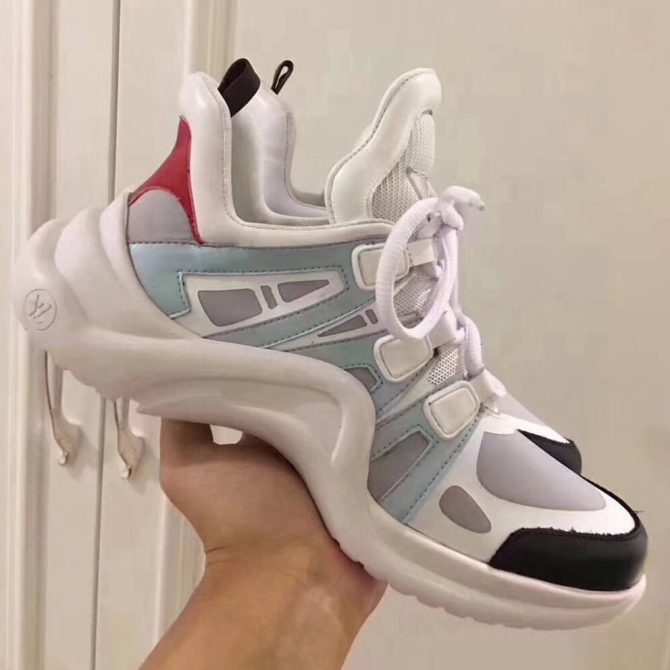 Louis Vuitton Sci-fi Sneakers White/Grey/White/Black