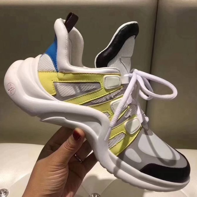 Louis Vuitton Sci-fi Sneakers Yellow/White/Grey/Black