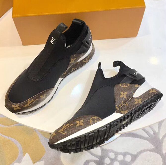 Louis Vuitton Monogram Run Away Sneaker 1A3RQ8 Black/Brown