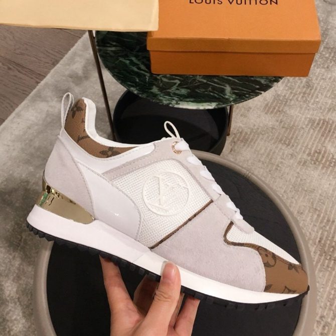 Louis Vuitton Run Away Sneaker 1A4XNL White/Monogram Canvas 2019