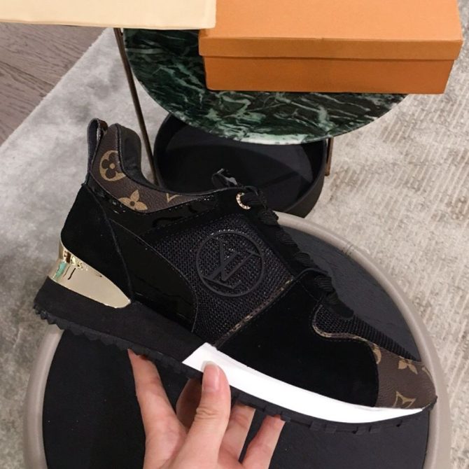 Louis Vuitton Run Away Sneaker 1A4XNL Black/Monogram Canvas 2019