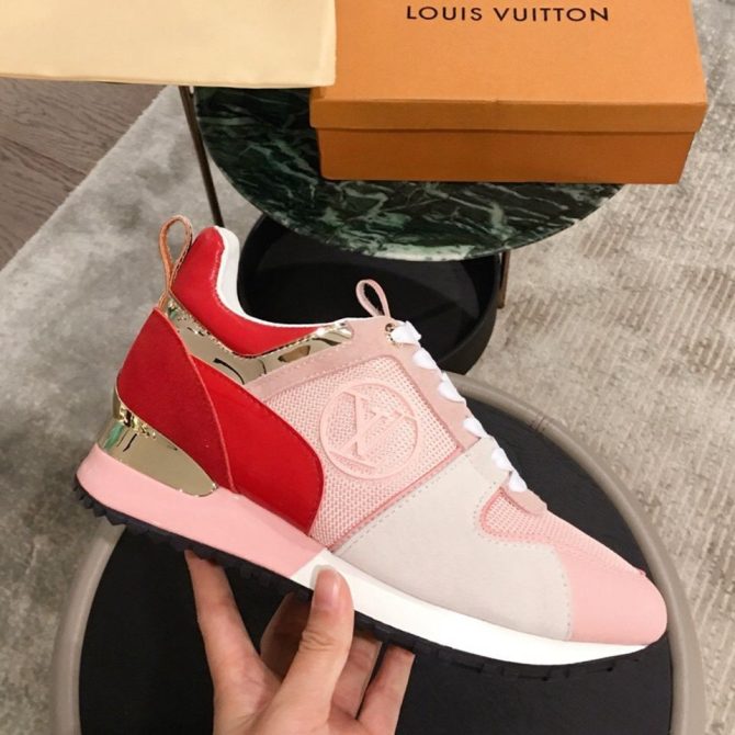 Louis Vuitton Run Away Sneaker 1A4XNL Red/Pink/Light Grey 2019