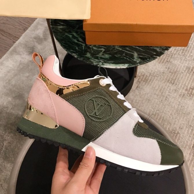 Louis Vuitton Run Away Sneaker 1A4XNL Pink/Green/Light Grey 2019