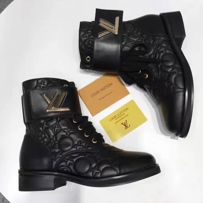 Louis Vuitton Wonderland Ranger Ankle Boots 1A2YF8 Monogram Flower