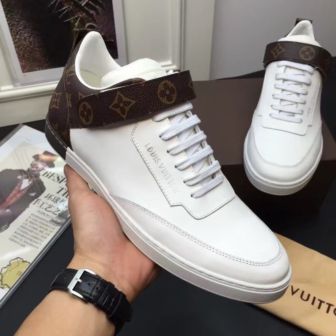 Louis Vuitton Men's Leather Sneaker White