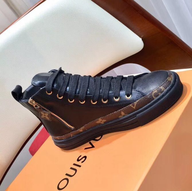 Louis Vuitton STELLAR Sneaker Boot Black/Monogram