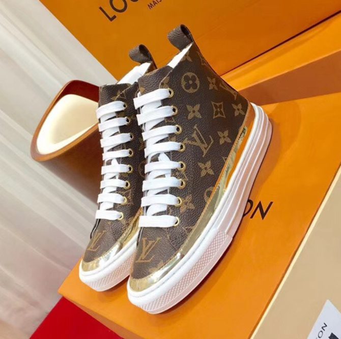 Louis Vuitton STELLAR Sneaker Boot Monogram/Gold