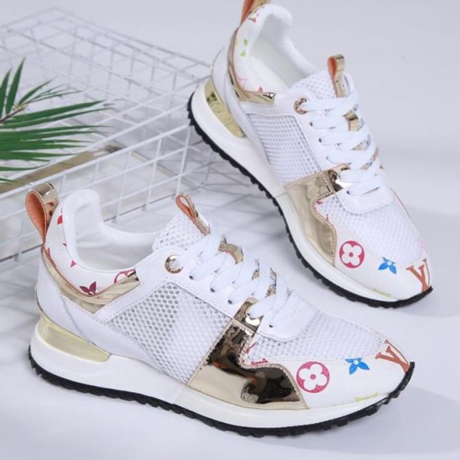 Louis Vuitton LV Runaway Mesh Sneaker Light Gold