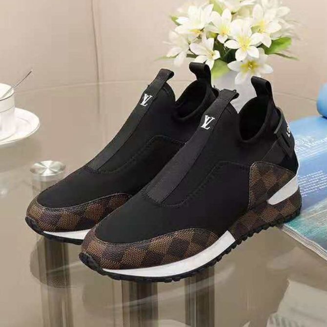 Louis Vuitton Slip-on Sneaker Black/Damier Ebene