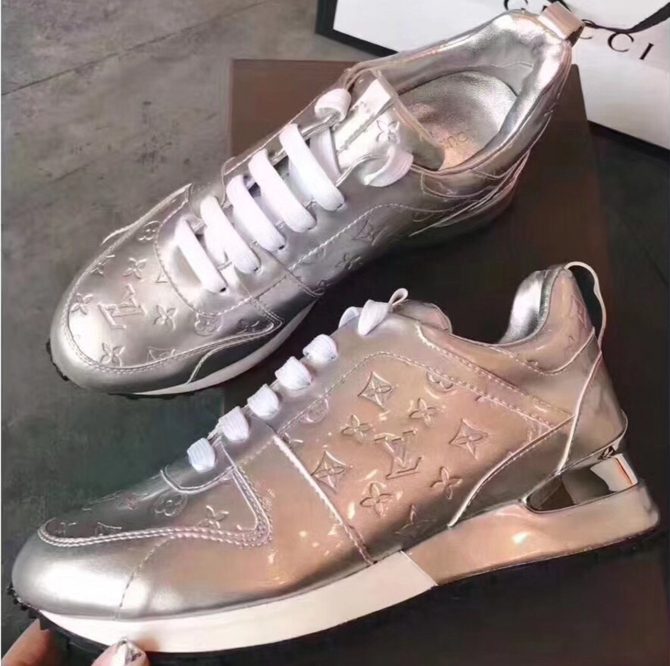 Louis Vuitton Run Away Sneaker Silver