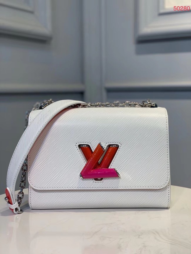 Louis Vuitton Epi Leather TWIST MM M50280 white