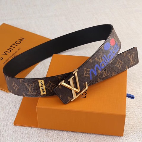 Replica High Quality LV belts For Men LVMBelts-3991