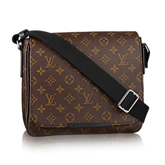 Louis Vuitton M40935 District PM Messenger Bag Monogram Macassar Canvas