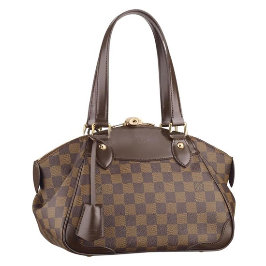 Louis Vuitton N41117 Verona PM Shoulder Bag Damier Ebene Canvas