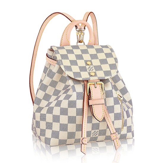 Louis Vuitton N44026 Sperone BB Backpack Damier Azur Canvas