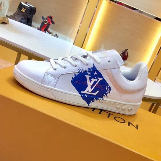 Louis Vuitton Luxembourg Sneaker 1A4OF6 White/Blue 2019